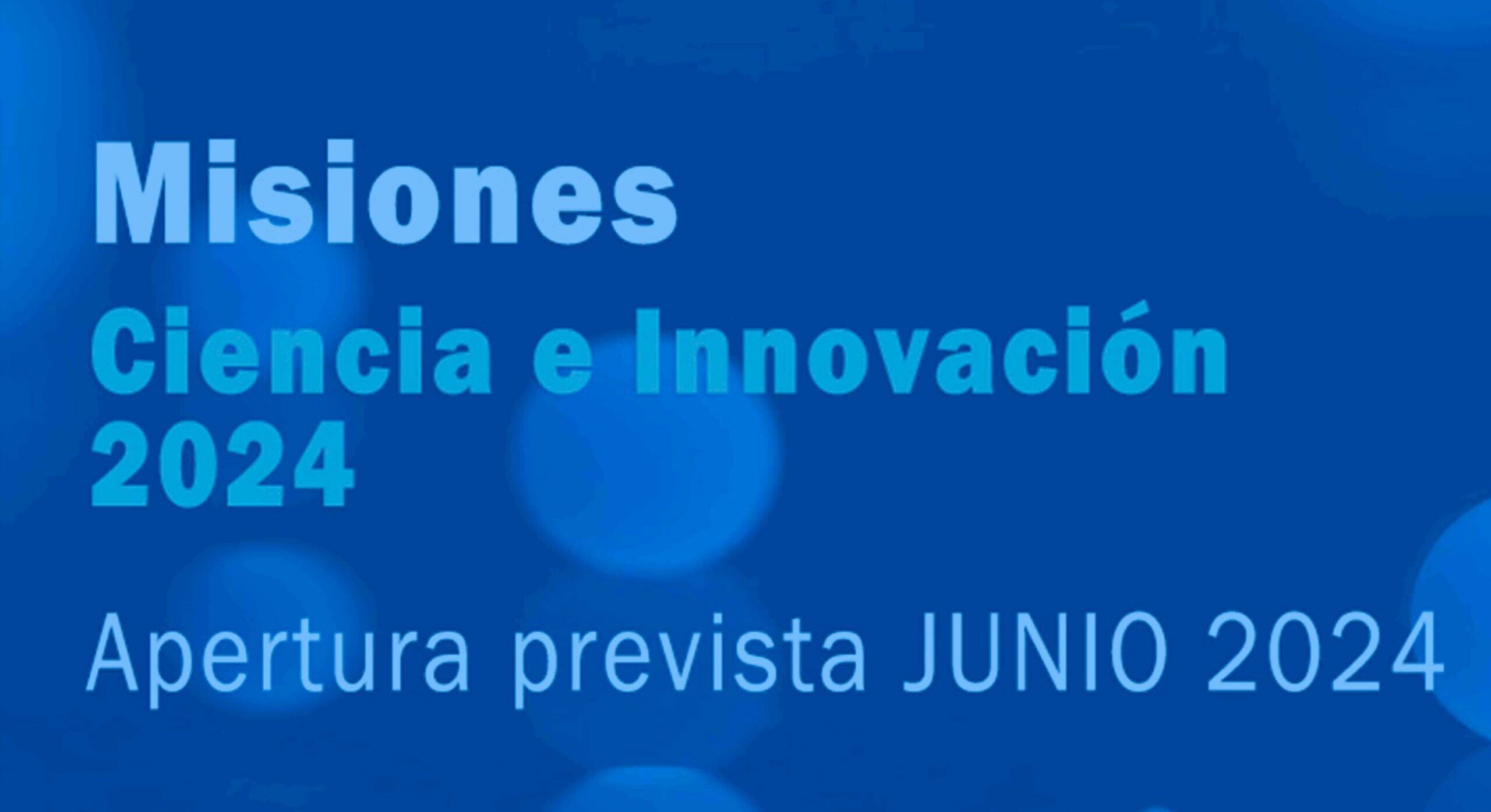 convocatoria misiones ciencia e innovacion 2024 - paudire innova